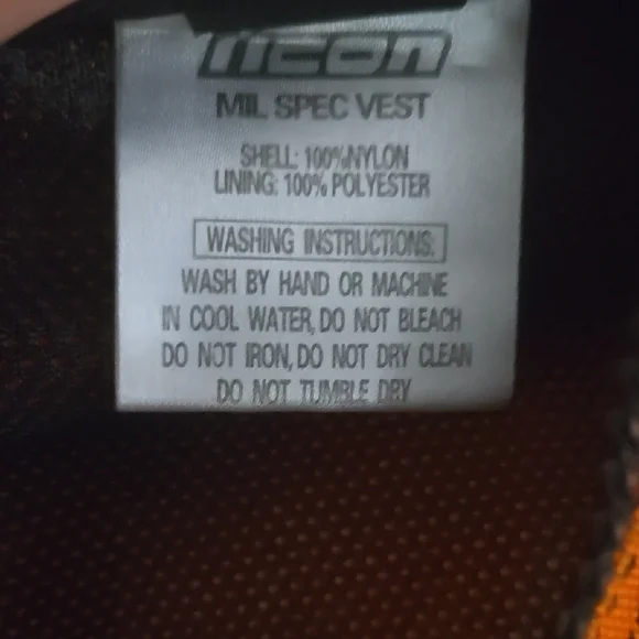 Icon Motorcycle Vest - Picture 11 of 12